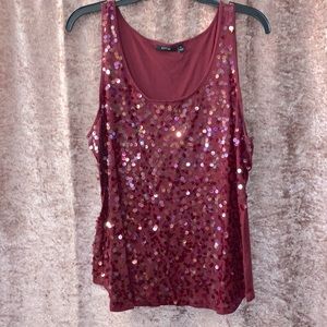Shimmering tank top